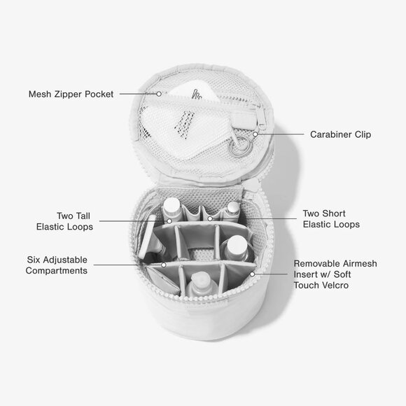 Dagne Dover Mila Toiletry Organizer in Moonbeam - Picture 9 of 11